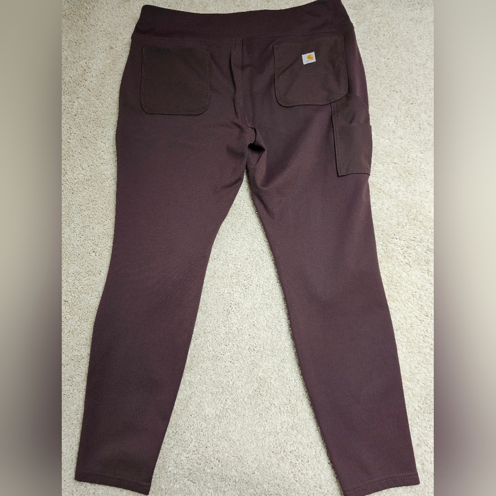 Carhartt 102482 Force Fitted Utility Leggings Midweight Women's XL Blackberry - Picture 6 of 8